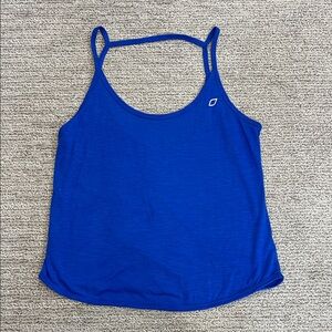 Lorna Jane Strappy Tank Top Bright Blue Size Small